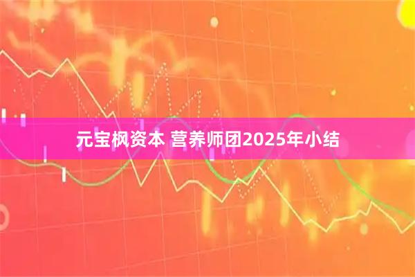 元宝枫资本 营养师团2025年小结